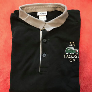 Lacoste Long Sleeve Polo Shirt Size XL
